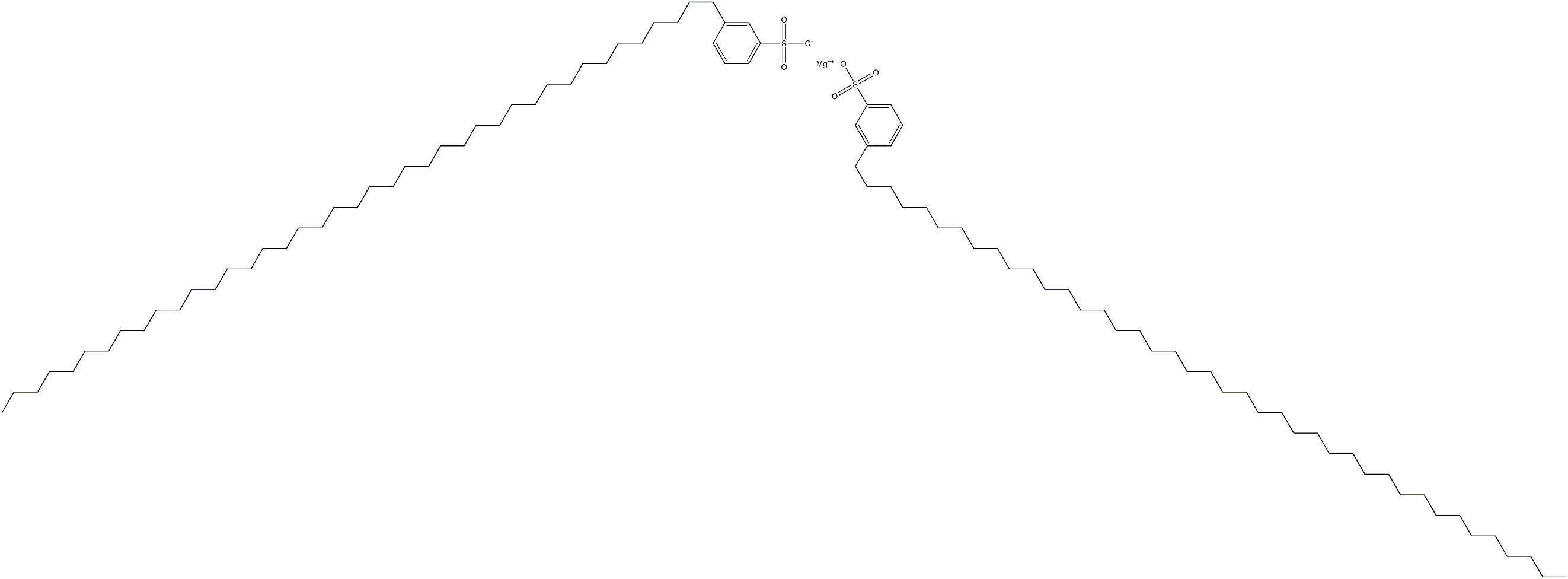 Bis[3-(hentetracontan-1-yl)benzenesulfonic acid]magnesium salt Struktur