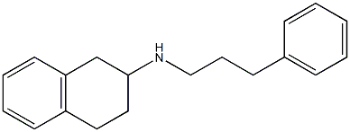 1,2,3,4-Tetrahydro-N-(3-phenylpropyl)naphthalen-2-amine Struktur