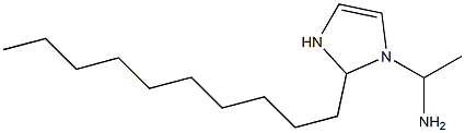 1-(1-Aminoethyl)-2-decyl-4-imidazoline Struktur