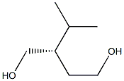 [S,(-)]-2-Isopropyl-1,4-butanediol Struktur