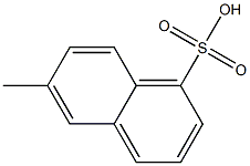 6-Methyl-1-naphthalenesulfonic acid Struktur