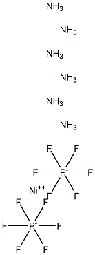 Hexamminenickel(II) hexafluorophosphate Struktur