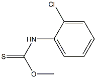 N-(2-Chlorophenyl)thiocarbamic acid methyl ester Struktur