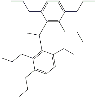 3,3'-Ethylidenebis(1,2,4-tripropylbenzene) Struktur