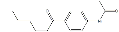 4'-Heptanoylacetanilide Struktur