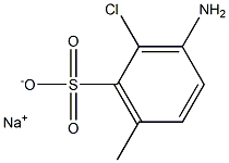 3-Amino-2-chloro-6-methylbenzenesulfonic acid sodium salt Struktur