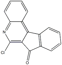 6-Chloro-7H-indeno[2,1-c]quinolin-7-one Struktur