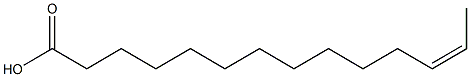 (Z)-12-Tetradecenoic acid Struktur