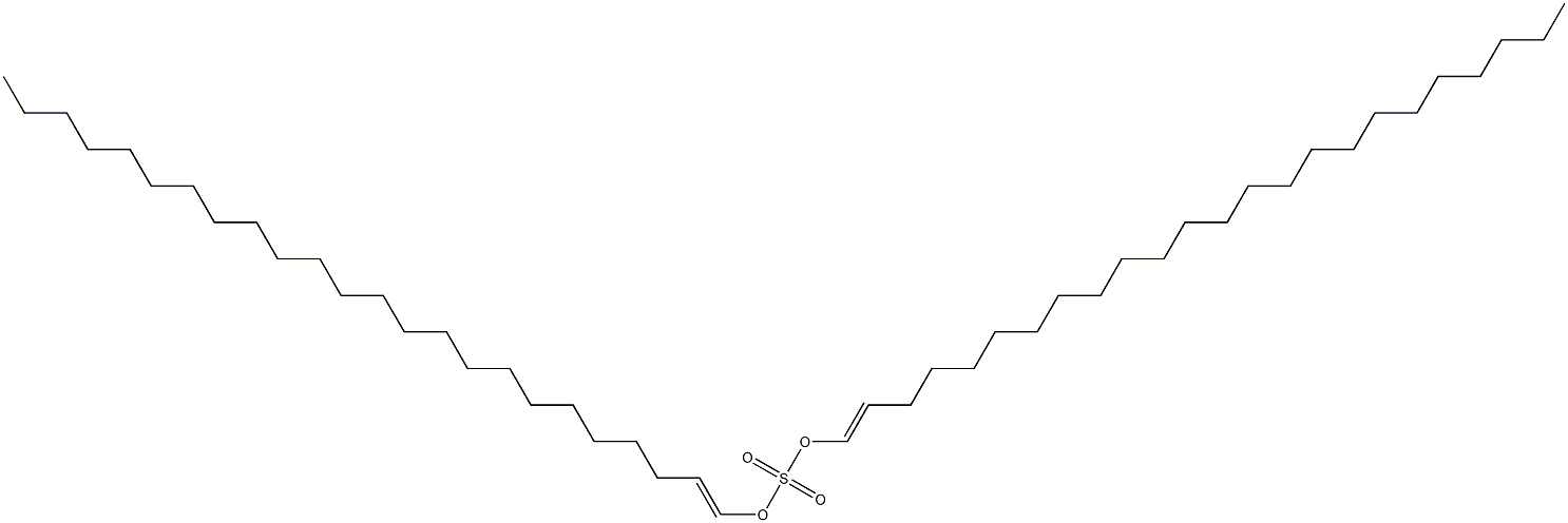 Sulfuric acid di(1-tetracosenyl) ester Struktur