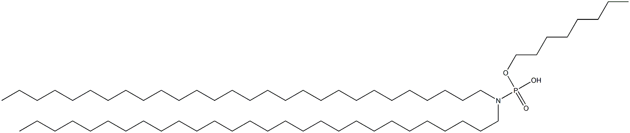 N,N-Dioctacosylamidophosphoric acid hydrogen octyl ester Struktur