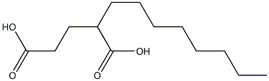 2-Octylpentanedioic acid Struktur