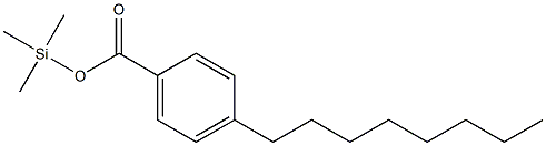 4-Octylbenzoic acid trimethylsilyl ester Struktur