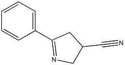 4-Cyano-2-phenyl-1-pyrroline Struktur