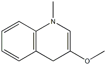 1-Methyl-3-methoxy-1,4-dihydroquinoline Struktur