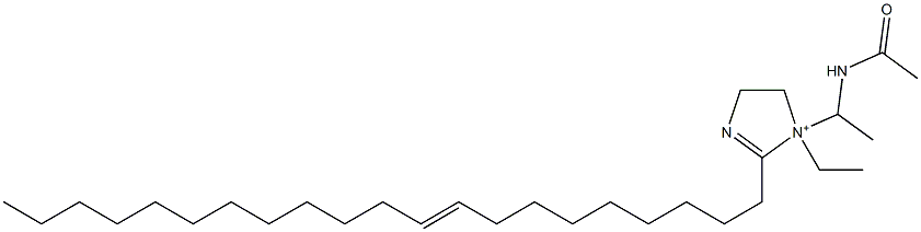 1-[1-(Acetylamino)ethyl]-1-ethyl-2-(9-henicosenyl)-2-imidazoline-1-ium Struktur