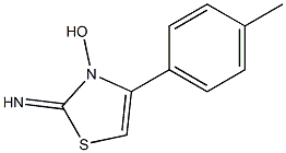 4-(4-Methylphenyl)-2-imino-4-thiazolin-3-ol Struktur