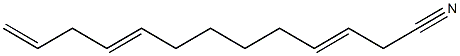 3,9,12-Tridecatrienenitrile Struktur