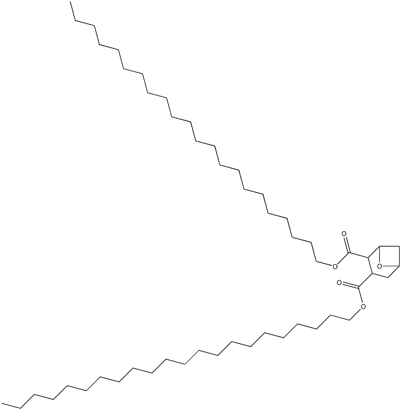 7-Oxabicyclo[3.1.1]heptane-2,3-dicarboxylic acid didocosyl ester Struktur