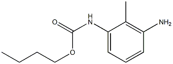 3-Amino-2-methylphenylcarbamic acid butyl ester Struktur