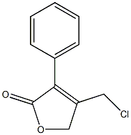 4-Chloromethyl-3-phenyl-2(5H)-furanone Struktur