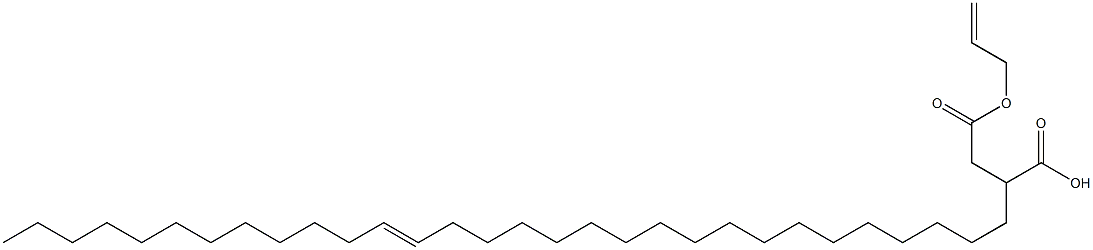 2-(18-Triacontenyl)succinic acid 1-hydrogen 4-allyl ester Struktur