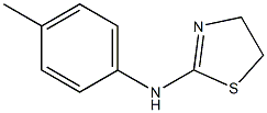 2-(4-Methylanilino)-2-thiazoline Struktur