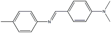 4-[[(4-Methylphenyl)imino]methyl]-N,N-dimethylaniline Struktur