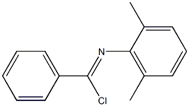 Chloro(phenyl)-N-(2,6-dimethylphenyl)methanimine Struktur