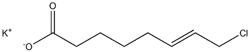 8-Chloro-6-octenoic acid potassium salt Struktur