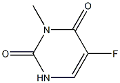 3-Methyl-5-fluorouracil Struktur