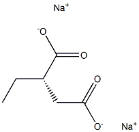 [S,(+)]-2-Ethylsuccinic acid disodium salt Struktur