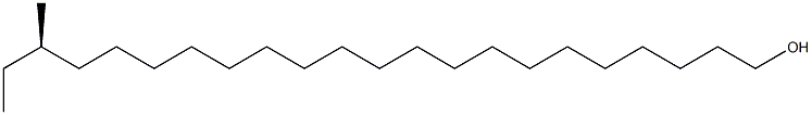 [R,(-)]-20-Methyl-1-docosanol Struktur