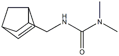 1,1-Dimethyl-3-[(norborn-5-en-2-yl)methyl]urea Struktur