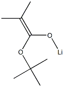 1-tert-Butoxy-2-methyl-1-propenyloxylithium Struktur