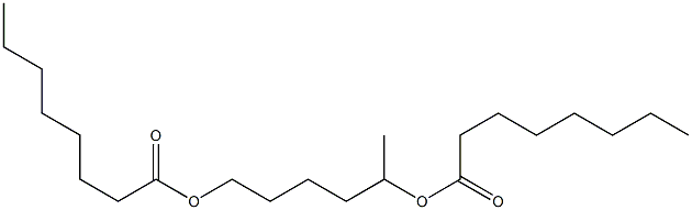 Dioctanoic acid 1,5-hexanediyl ester Struktur