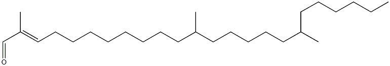 2,12,18-Trimethyl-2-tetracosen-1-al Struktur