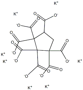 1,1,2,2,3,3,4-Cyclopentaneheptacarboxylic acid heptapotassium salt Struktur