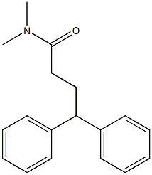 N,N-Dimethyl-4,4-diphenylbutyramide Struktur