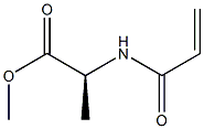 (2S)-2-(Acryloylamino)propionic acid methyl ester Struktur