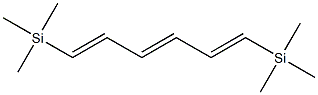 (1E,3E,5E)-1,6-Bis(trimethylsilyl)-1,3,5-hexatriene Struktur