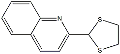 2-(2-Quinolyl)-1,3-dithiolane Struktur