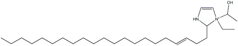 1-Ethyl-2-(3-henicosenyl)-1-(1-hydroxyethyl)-4-imidazoline-1-ium Struktur