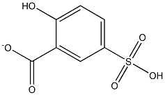 2-Hydroxy-5-sulfobenzoic acid anion Struktur