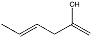 1,4-Hexadien-2-ol Struktur