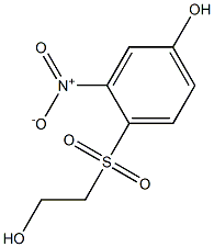 4-(2-Hydroxyethylsulfonyl)-3-nitrophenol Struktur