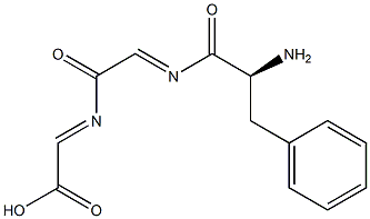 [[[[(S)-1-Amino-2-(phenyl)ethyl]carbonylimino]methyl]carbonylimino]acetic acid Struktur