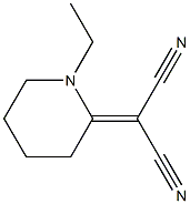 [1-Ethylpiperidin-2-ylidene]malononitrile Struktur