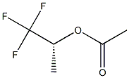 (-)-Acetic acid (R)-1-(trifluoromethyl)ethyl ester Struktur