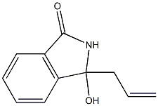 3-Allyl-3-hydroxyisoindolin-1-one Struktur