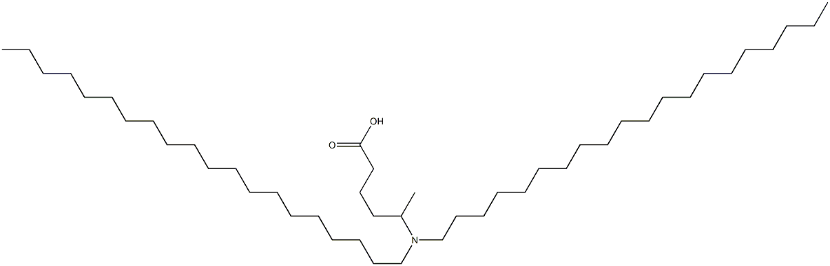 5-(Diicosylamino)hexanoic acid Struktur